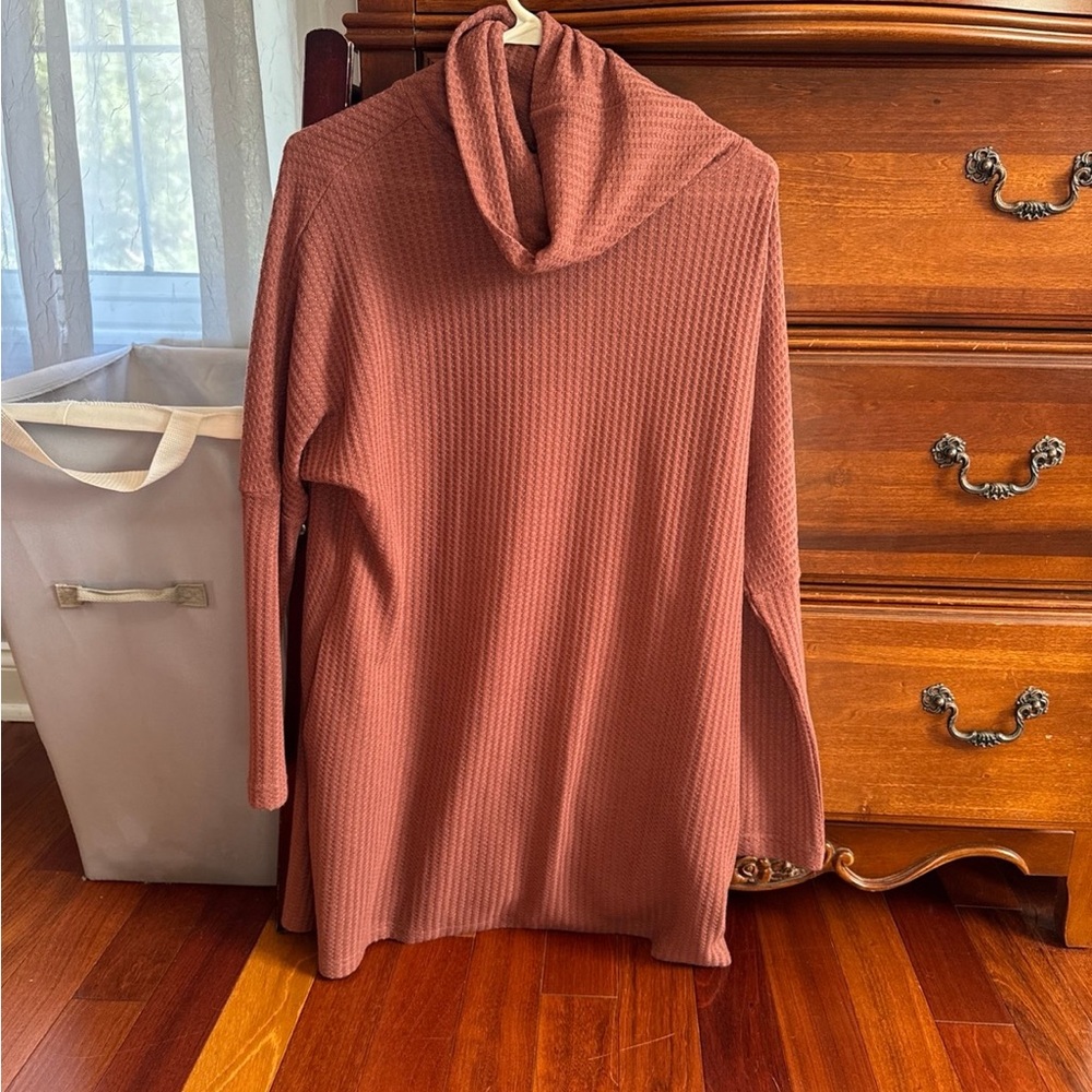 Women's Rust Sweater Dress